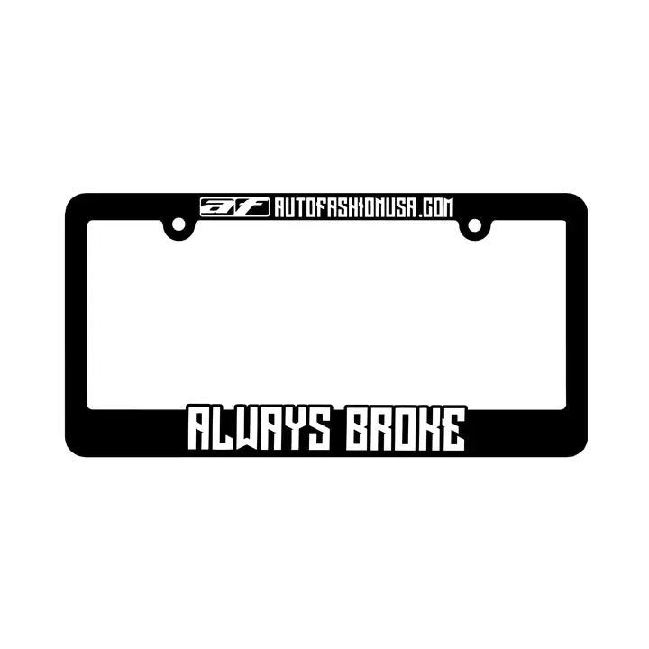 Alwaysbroke Plate Frame 1