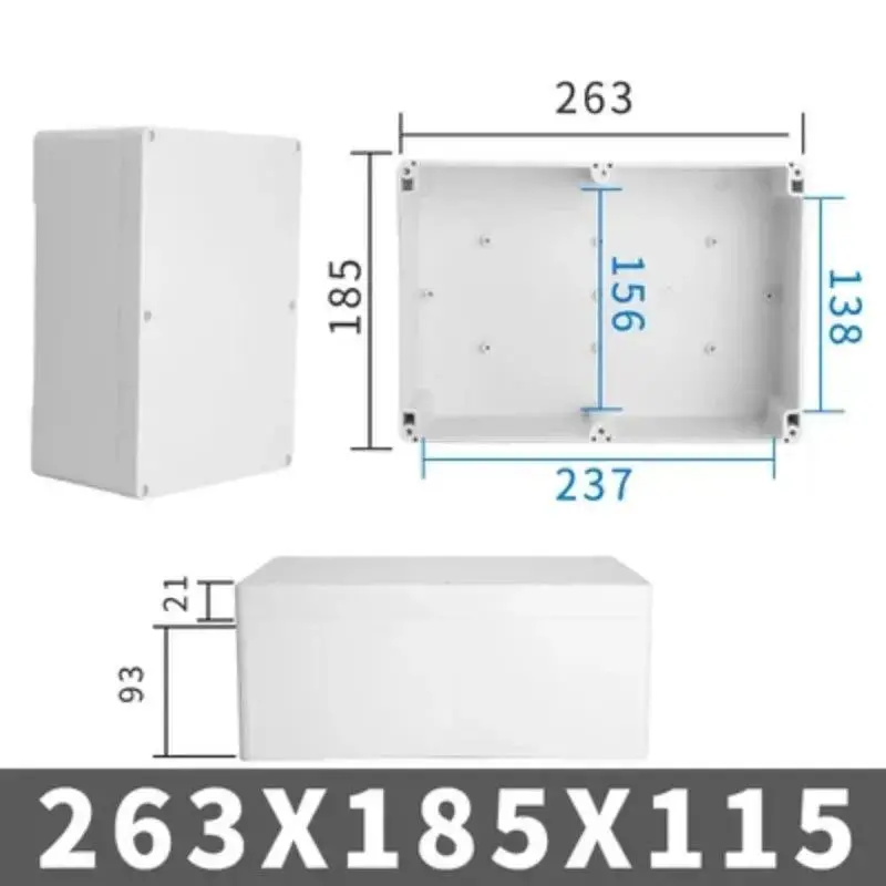Big Size Outdoor Waterproof Case Enclosure Plastic Box Electronic Project Case Waterproof Junction Box For Electronics 7