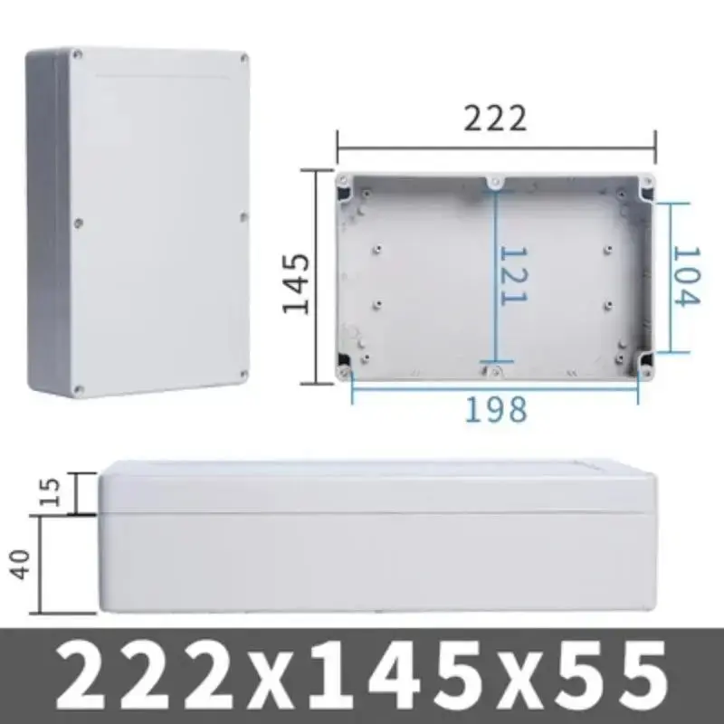 Big Size Outdoor Waterproof Case Enclosure Plastic Box Electronic Project Case Waterproof Junction Box For Electronics 9