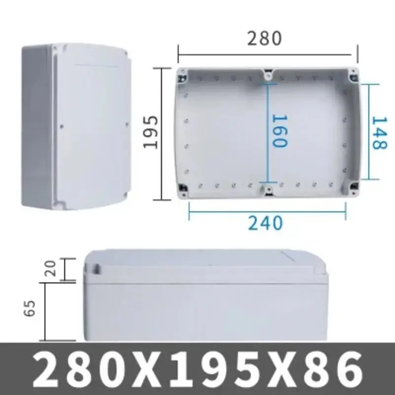 Big Size Outdoor Waterproof Case Enclosure Plastic Box Electronic Project Case Waterproof Junction Box For Electronics 13