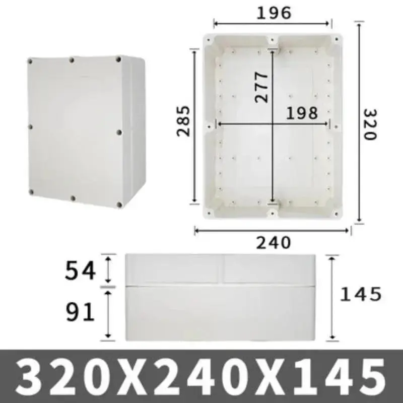 Big Size Outdoor Waterproof Case Enclosure Plastic Box Electronic Project Case Waterproof Junction Box For Electronics 18