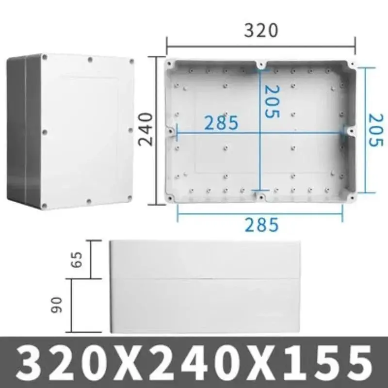 Big Size Outdoor Waterproof Case Enclosure Plastic Box Electronic Project Case Waterproof Junction Box For Electronics 20