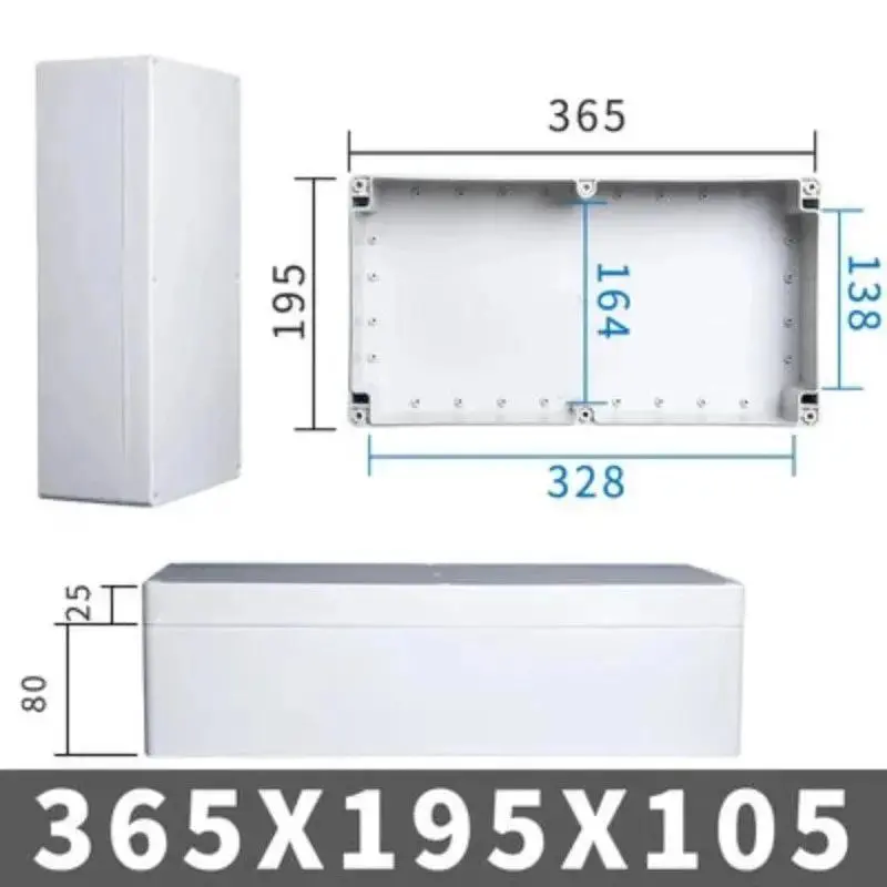 Big Size Outdoor Waterproof Case Enclosure Plastic Box Electronic Project Case Waterproof Junction Box For Electronics 22