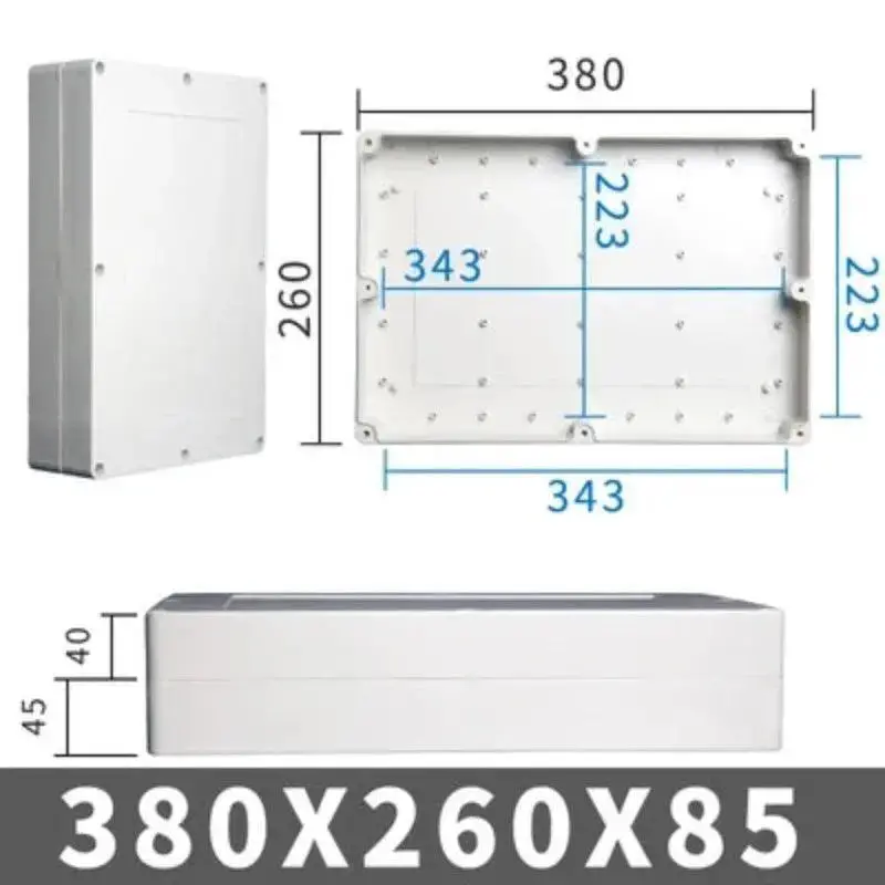 Big Size Outdoor Waterproof Case Enclosure Plastic Box Electronic Project Case Waterproof Junction Box For Electronics 18