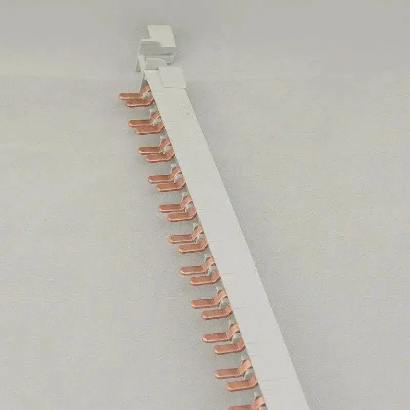Export Breaker Accessories 1P N 12 * 18Mm Air Switch Comb Busbar Dpn Double In Double Out 12 Circuit Connection Copper Bar 2