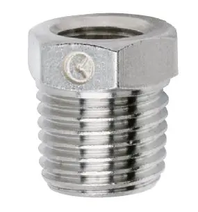 Air Suspension  3/8" Male 1/4" Female Reducer Nickel Plated 1