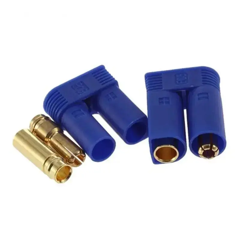 10 Pairs/Lot Ec5 Banana Plug Bullet Connector Female+Male For Rc Part 1