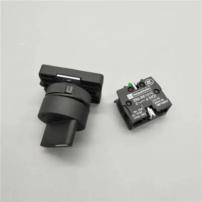 Xb2-Ed21 Xb2-Ed25 Xb2-Ed33 Xb2-Ed33 2/3 Positions 1N0/1Nc&1No/2No Latching Self-Locking /Momentary Selector Push Button Switch 5