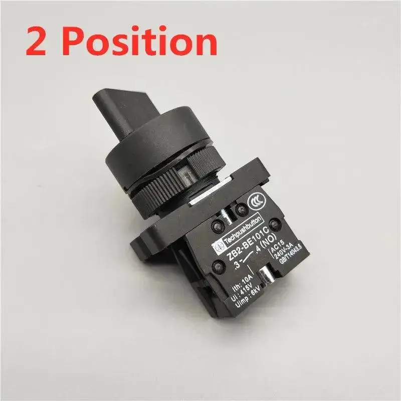 Xb2-Ed21 Xb2-Ed25 Xb2-Ed33 Xb2-Ed33 2/3 Positions 1N0/1Nc&1No/2No Latching Self-Locking /Momentary Selector Push Button Switch 7