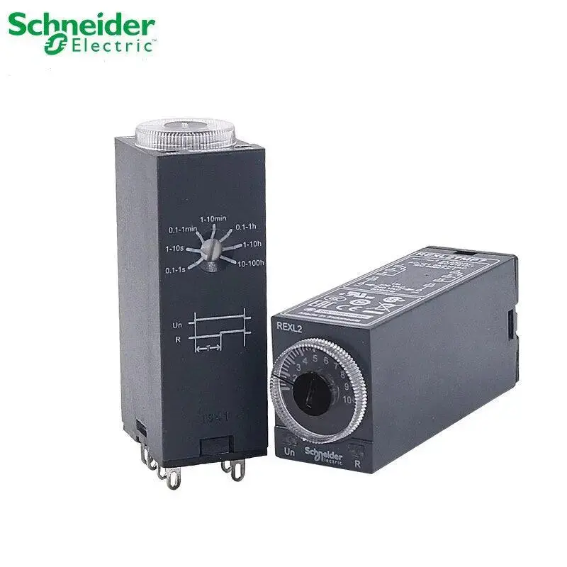 Schneider Electric Timer Relay Power-On Time Delay Relay 0.1S..100H 2C/O Rexl2tmp7 Rexl2tmf7 Rexl2tmb7 Rexl2tmbd Rexl2tmjd 1