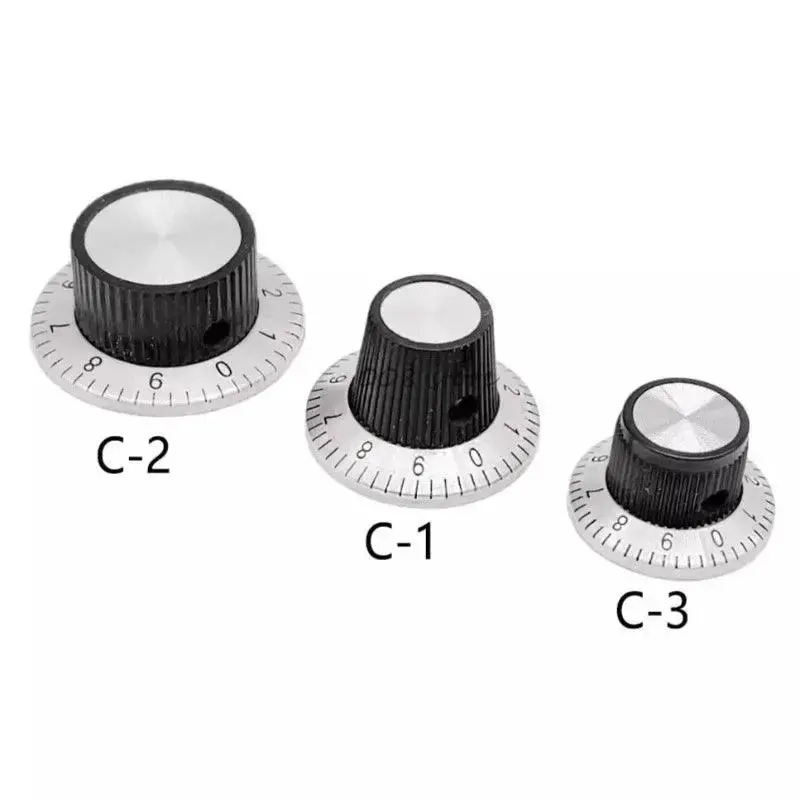 Potentiometer, Knob, Dial Dial, Aluminium Knob, Digital Knob, 37Mmx 15Mm, High 6.0Mm Inner Diameter 1