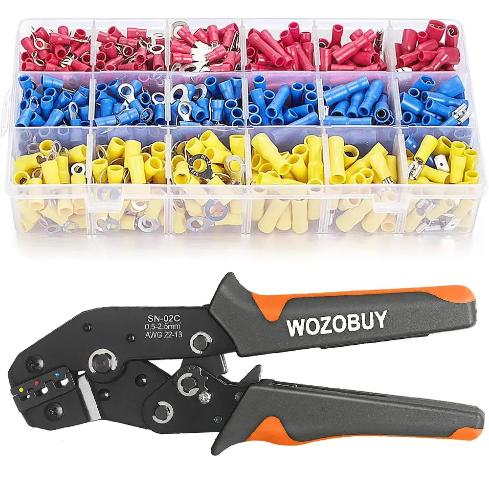 Pressed Pliers Electrician Tool Crimping Tool Electrical Terminal Clamp Electronics Pressing Connector 02C Wire Stripping Pliers 1