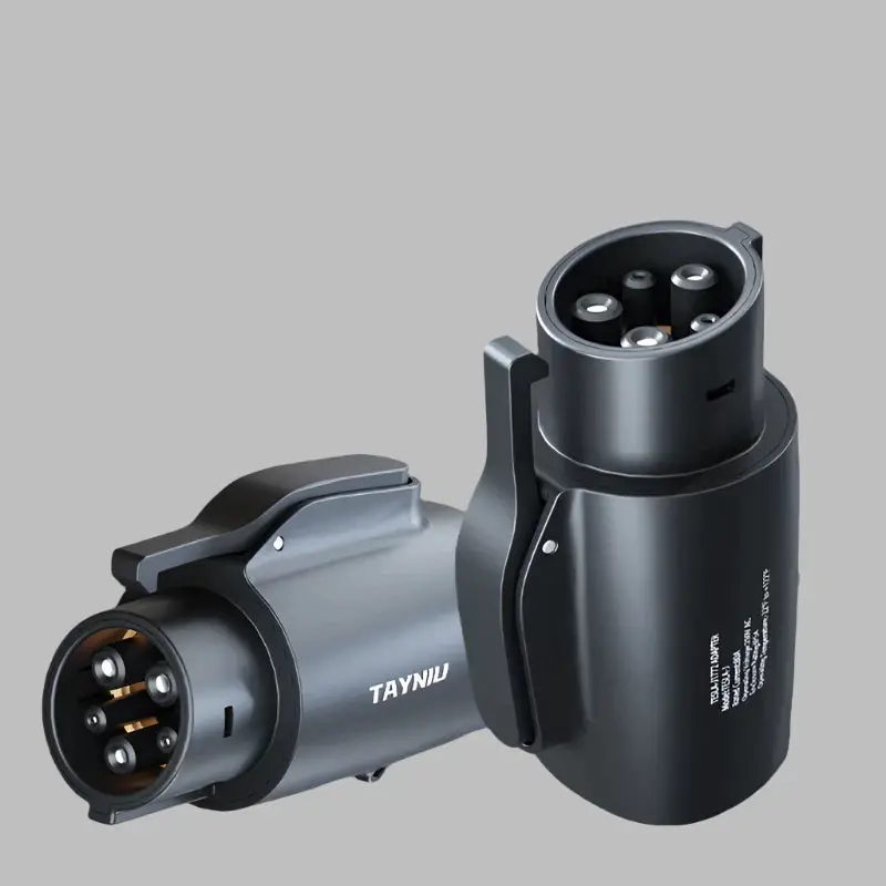 Tayniu Tesla To J1772 Charging Adapter Max 80 Amp 250V J1772 Ev Adapter Tesla Charger Adapter For Tesla High Powered Connectors 1