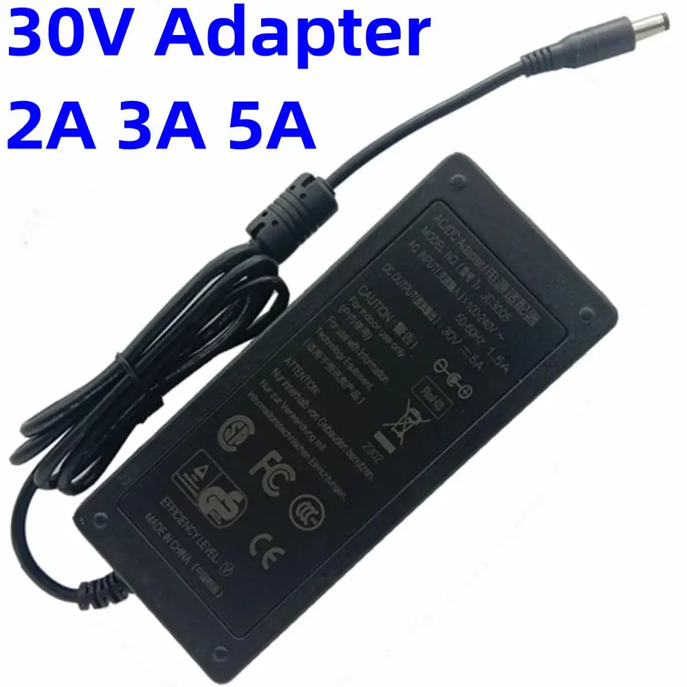 Au Plug 30V 5A 2A 3A Power Supply Adapter 31V 2A 32V 1A 4A 5A 36V 24V 25V 28V 18V 15V 48V 2A 12V 3.5A 6A 7A 10A 12.5A Power Adaptor Acdc 1