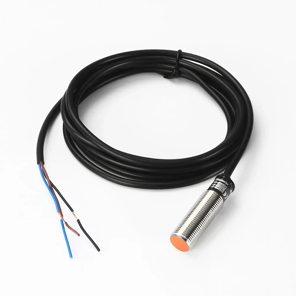 Gtric M8 Inductive Proximity Sensor Switch 12-24V Dc Short Type Flush Pr08-1.5Dn Pr08-1.5Dp Npn Pnp 1.5Mm Sensing Distance 4