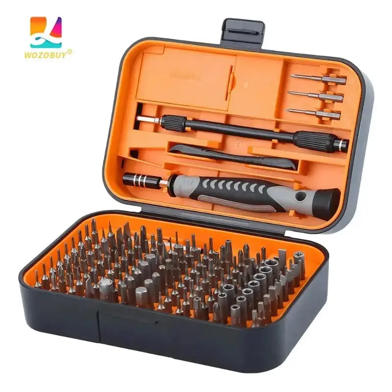 Screwdriver Set  Magnetic Torx Phillips Screw Bit Kit Wozobuy With Electrical Driver Remover Wrench Repair Phone Pc Tools 1