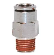 Air Suspension 1/8" Hose 1/4" Npt Straight Fitting Nickel Plated 1