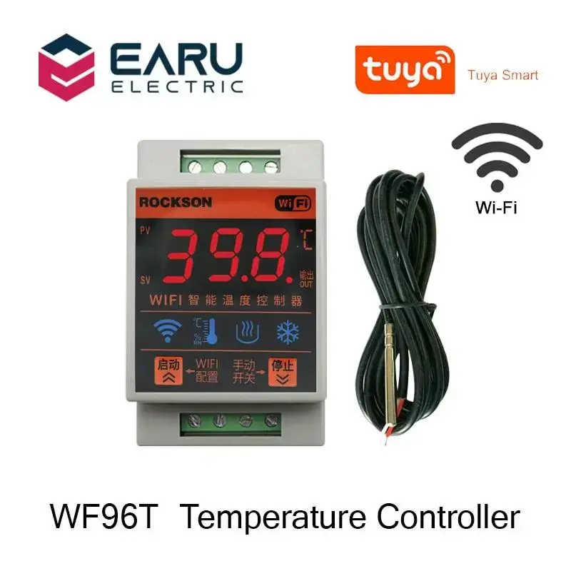 Wifi Smart Temperature Controller Thermostat Trv Digital Remote Control Boiler Heating Cooling Timer Switch By Tuya Smart Life 1