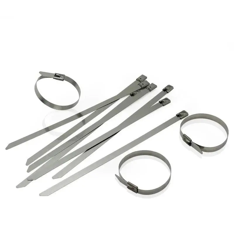 A Lot =1000 Pcs Material 304 Stainless Cable Tie(Ball Lock) Wide:7.9Mm  Long:600Mm 7.9*600Mm 1