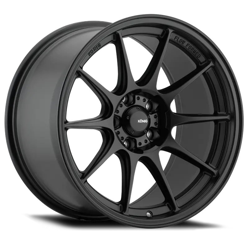 Konig Dekagram 19X9.5B 5X114.3 Et35 Semi-Matte Black 1