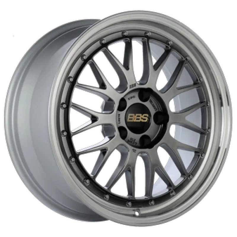 Bbs Lm 18X8 5X114.3 Et40 Diamond Black Center / Machined Lip Wheel -82Mm Pfs/Clip Required 1