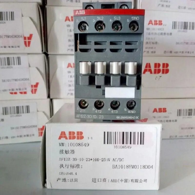 Abb- 3P Contactors Af Series | Af12z-30-10(1No)  Af12z-30-01(1Nc) Optional 1