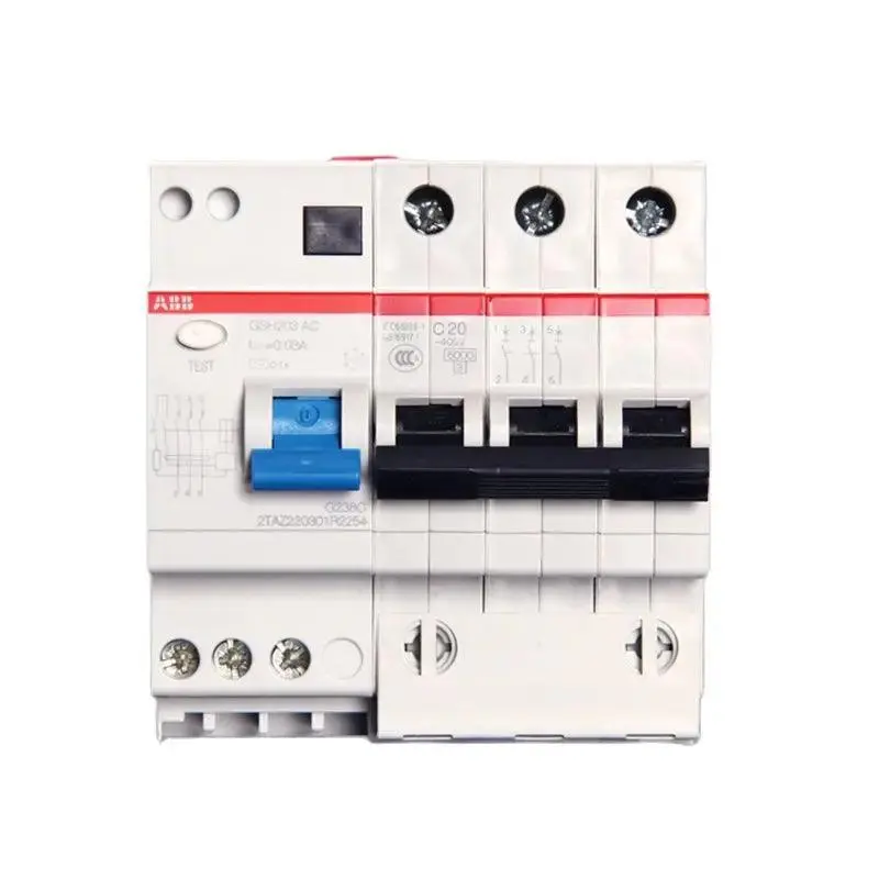 Abb Electric Gsh203 3P Ac-C 40A 63A 30Ma Mini Air Leakage Circuit Breaker Protection Switch 2