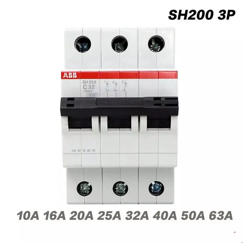 Abb Electric Sh200 All Series Mcb Miniature Circuit Breaker Air Switch Sh203 3P 1