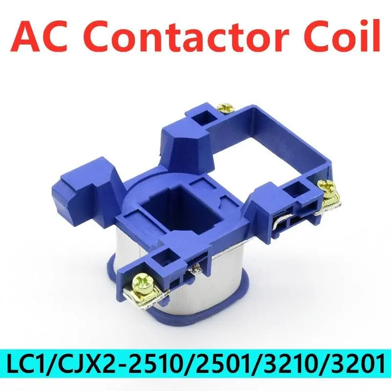 Ac Contactor Control Voltage Coil Cjx2/Lc1 2510 3210 Ac220v Ac380v Ac48v Ac24v Ac36v Ac110v Contactor Components 1
