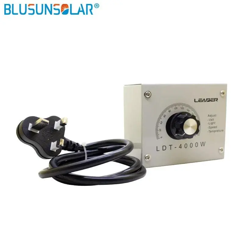 Adjustable Dimmer Scr Voltage Regulator Ac 220V 4000W Compact Variable Voltage Controller For Small Motor Water Heater 1