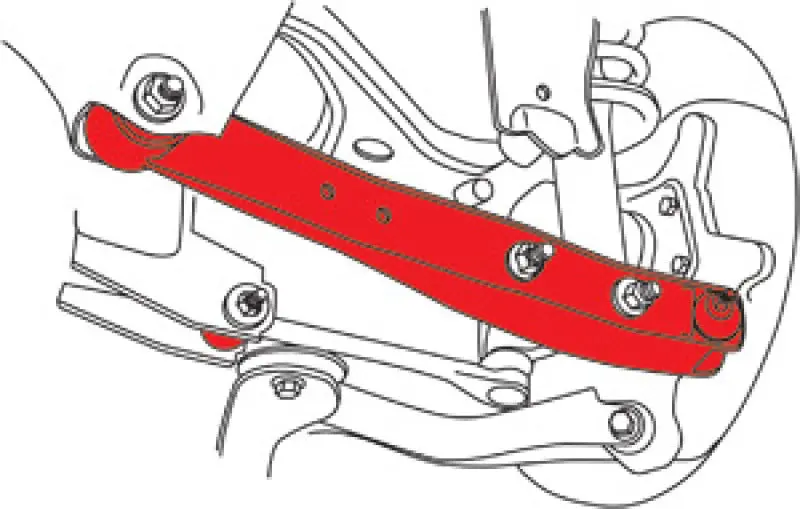 Spc Performance 08-12 Subaru Impreza/ 2022+ Brz/Toy 86 Rear Camber Arm & Toe Kit (Single Arm-Req 2) 2