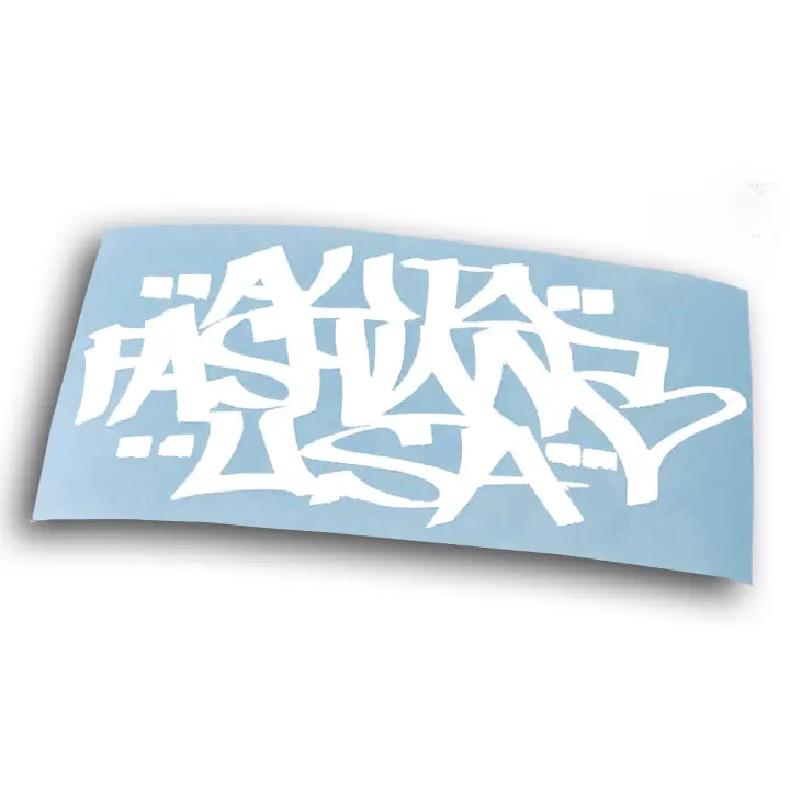 Af Tagger Die Cut Sticker (White) 1