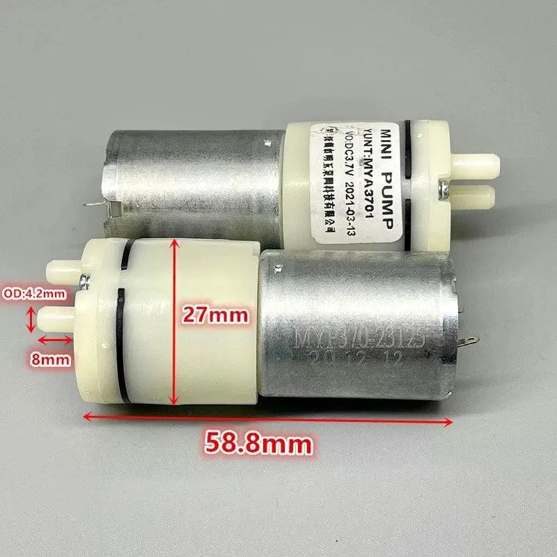 Air Pump Dc 3V 3.7V Micro Oxygen Pomp 370 Dc Motor Vacuum Pump Inflator Myp3701 Use For Breast Pump Nasal Aspirator Massager 1