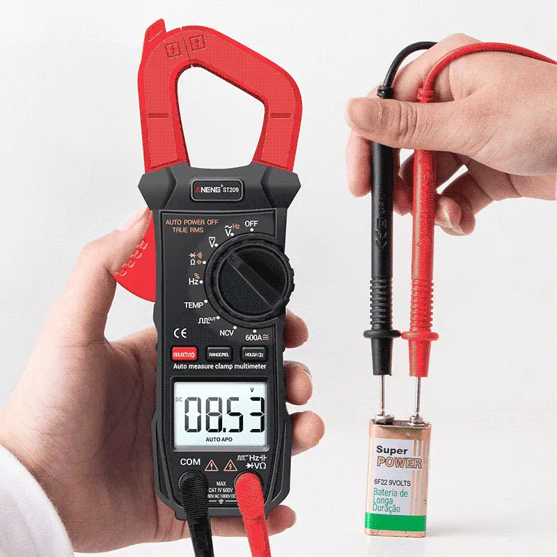 Aneng- St209| 6000 Counts True Rms Amp Dc/Ac Current Clamp Tester Meters 4
