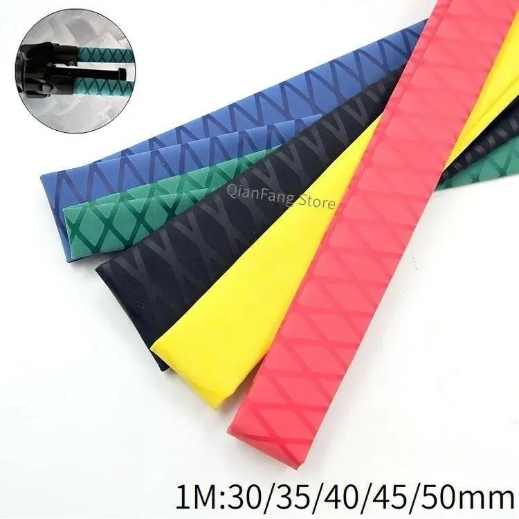 Anti Slip Heat Shrink Tube Fishing Rod Wrap 30 35 40 45 50Mm Diy Electric Insulated Waterproof Nonskid Handle Racket Grip Sleeve 1