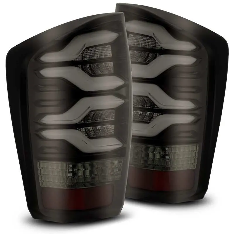 Alpharex 16-20 Toyota Tacoma Pro-Series Led Tail Lights Jet Black 1