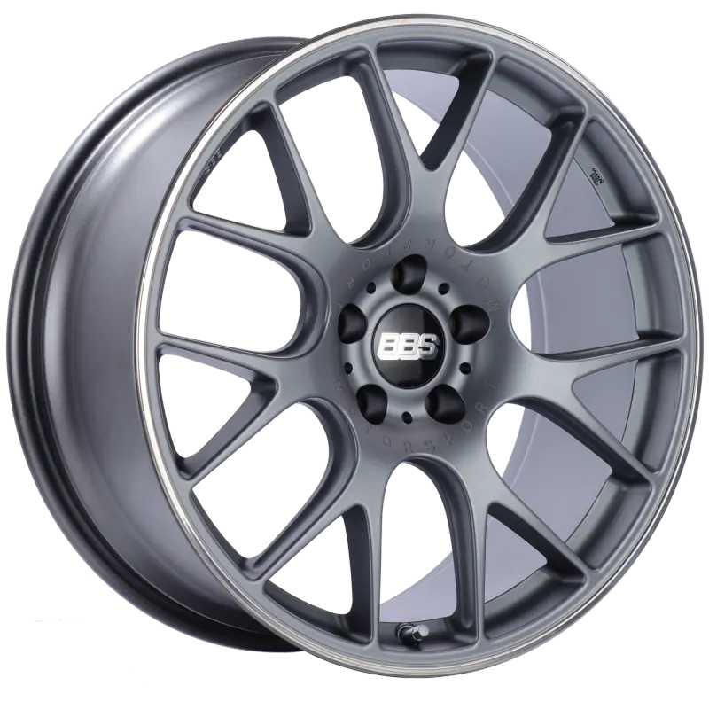 Bbs Ch-R 20X9 5X112 Et25 Satin Titanium Polished Rim Protector Wheel -82Mm Pfs/Clip Required 1