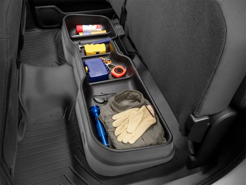 Weathertech 2019+ Ram 1500 Crew Cab Black Underseat Storage System (Req Oe Storage Removal) 2