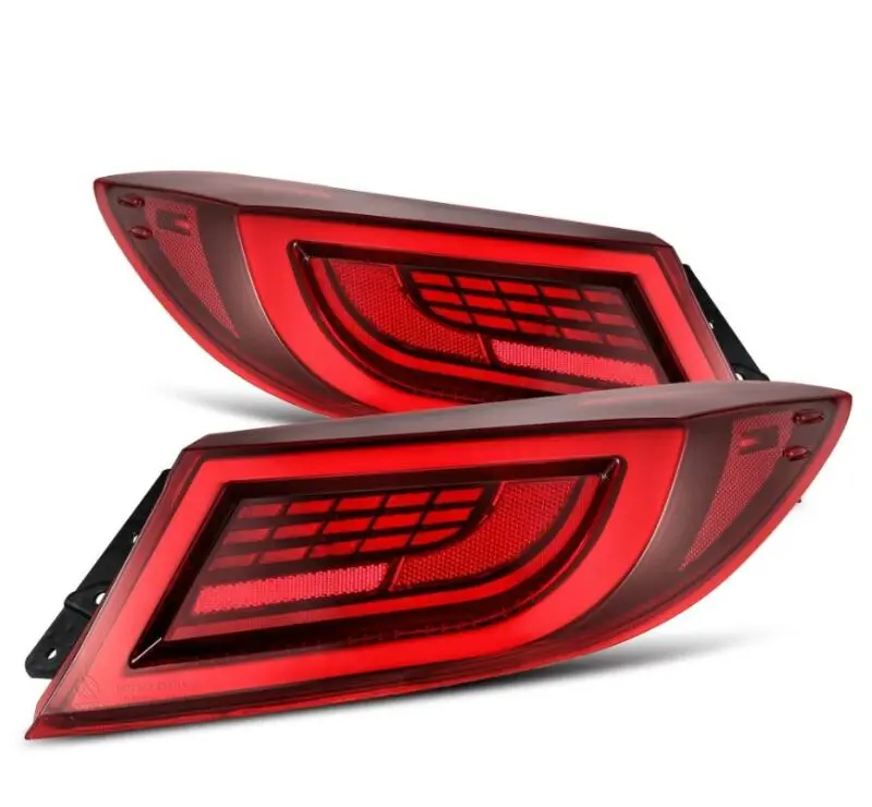 Alpharex 22-24 Toyota Gr86 Luxx Led Taillights Vivid Red 1