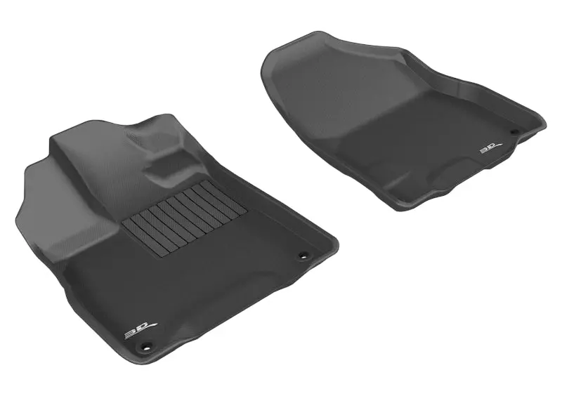3D Maxpider 2014-2020 Acura Mdx Kagu 1St Row Floormat - Black 1