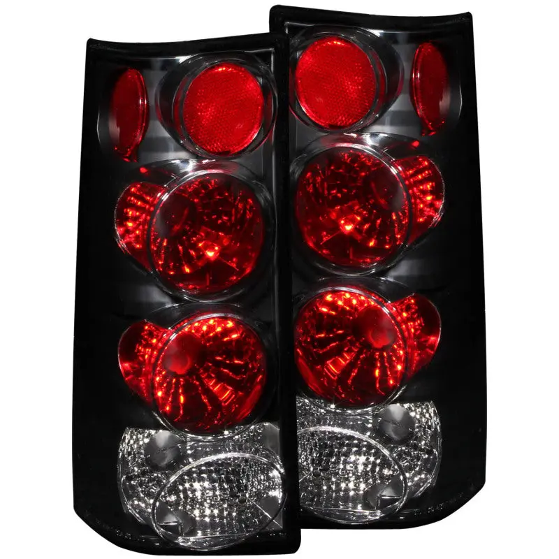 Anzo 1996-2002 Gmc Savana Taillights Black 1