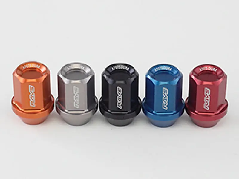 Rays Dura-Nut L32 Straight Type 12X1.25 Lug Nut Set 16 Lug 4 Lock Set - Black 1