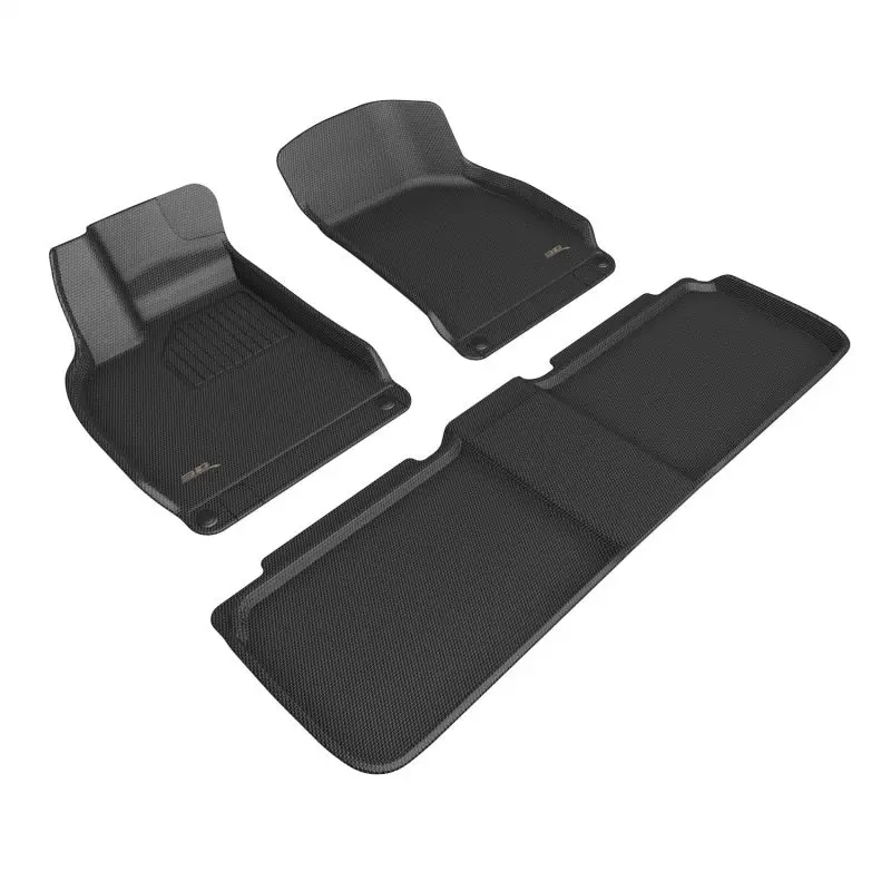 3D Maxpider 22-23 Lucid Air Kagu Floor Mat- Black R1 R2 1