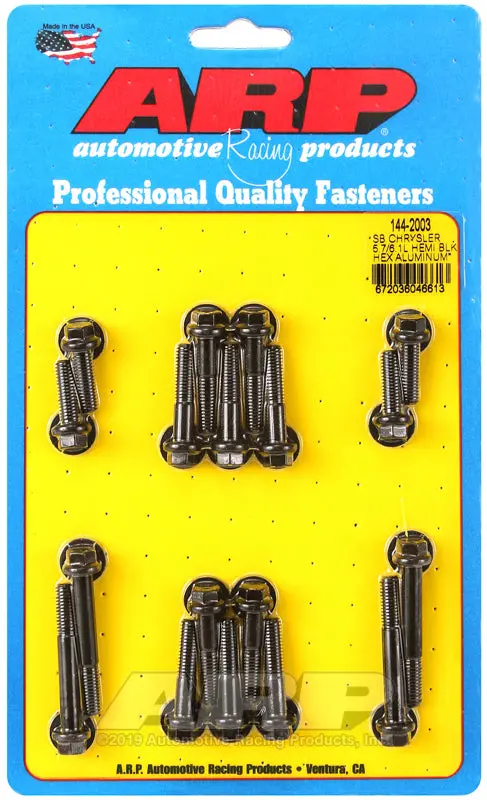 Arp Small Block Chrysler 5.7/6.1L Hemi Hex Aluminum Intake Manifold Bolt Kit 1