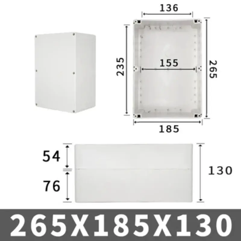 Big Size Outdoor Waterproof Case Enclosure Plastic Box Electronic Project Case Waterproof Junction Box For Electronics 10