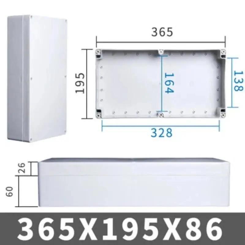 Big Size Outdoor Waterproof Case Enclosure Plastic Box Electronic Project Case Waterproof Junction Box For Electronics 21