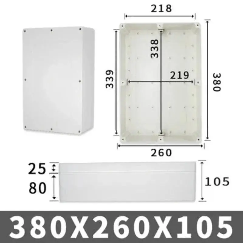 Big Size Outdoor Waterproof Case Enclosure Plastic Box Electronic Project Case Waterproof Junction Box For Electronics 19