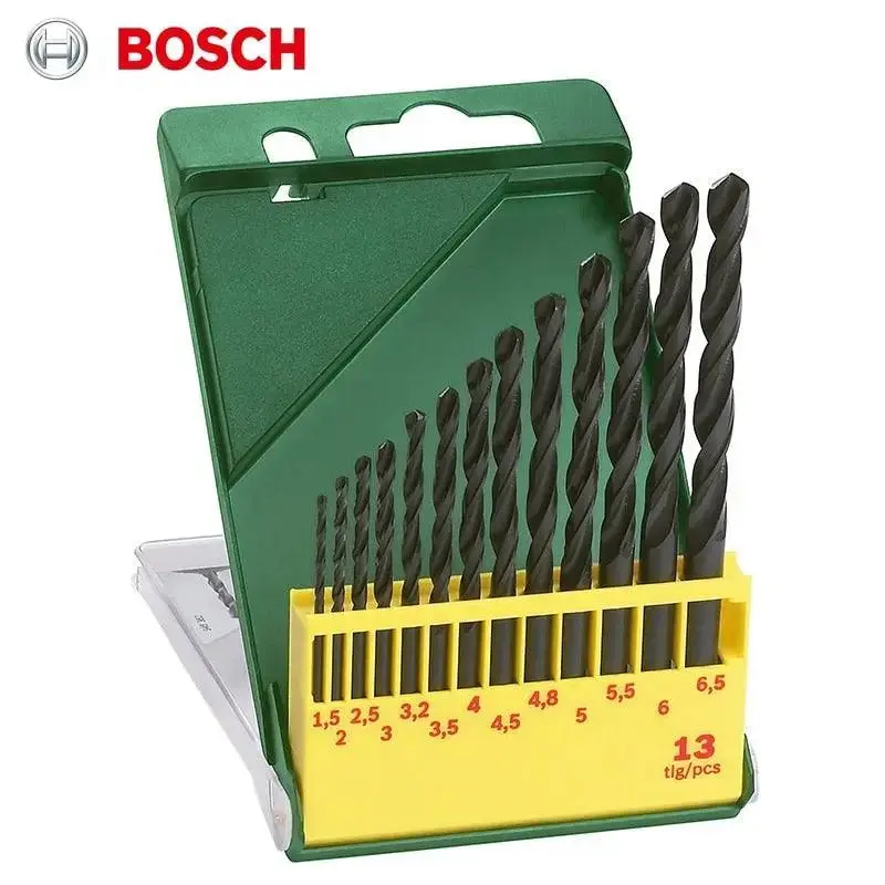 Bosch- 13 Twist Drill Set 1.5-6.5Mm Metal Drilling| 13Pcs/Set 1
