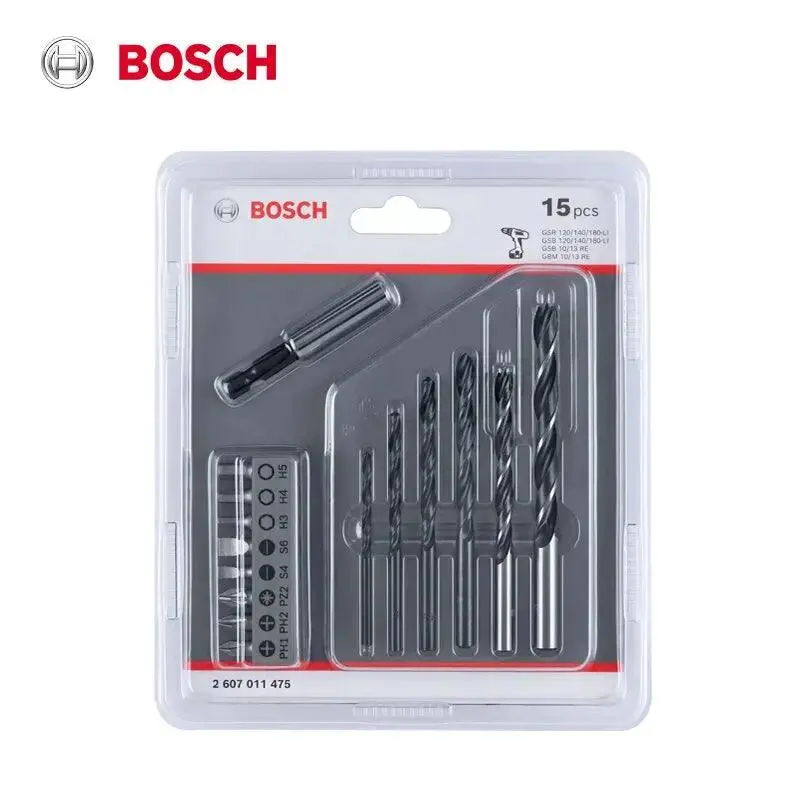 Bosch- 15 Piece/ Set Screw Bit Set| Metal Woodworking Bit 1