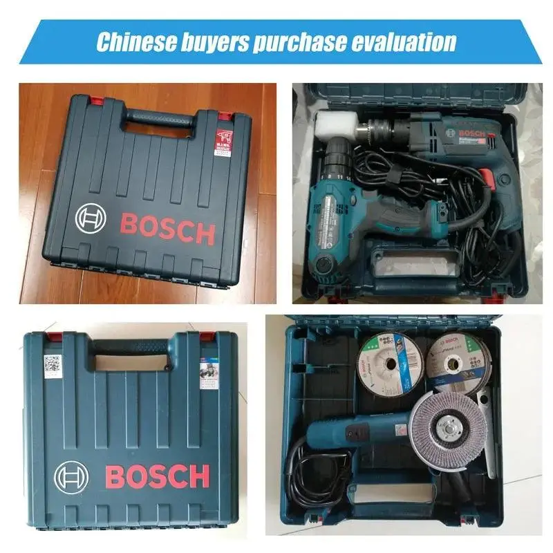 Bosch- Original Hand Drill Tool Box| Multifunctional Plastic Suitcase 2